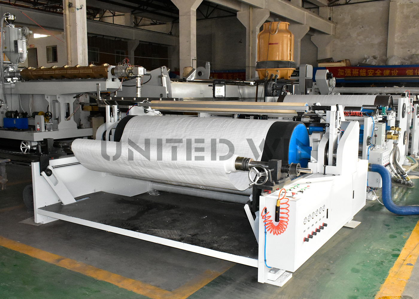 LDPE Pp Woven Bag Lamination Machine Film Lamination Process 236m Min