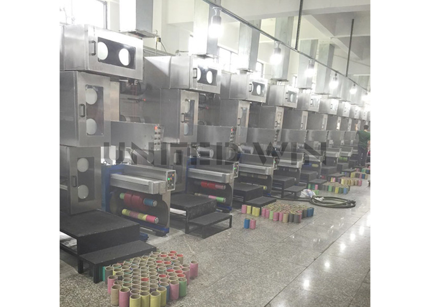 Polypropylene Yarn Extruder Machine Automatic Spindle Yarn Spinning