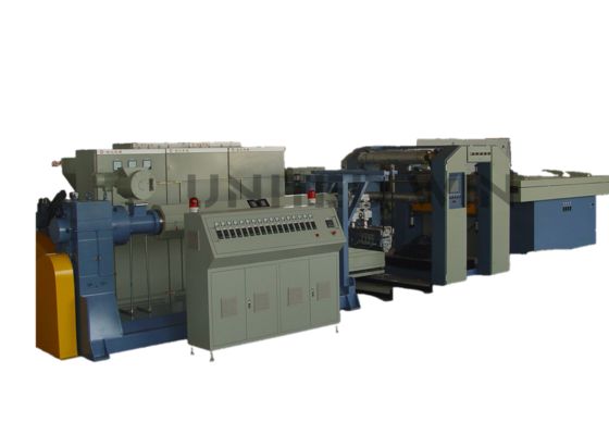 Three Layer PP Tape Extrusion Line For Mesh Bag Strap 800mm