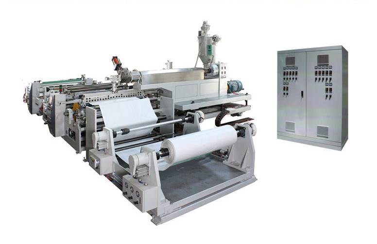 Intelligent Single Extruder Coating Laminating Line For Woven Cloth Container Bags