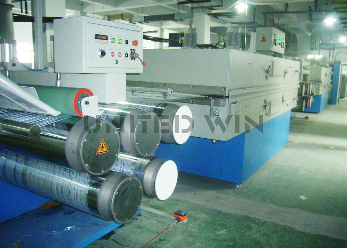 Plastic Artificial Grass Pin-roller Fibrillator Production Line 20-120r/min