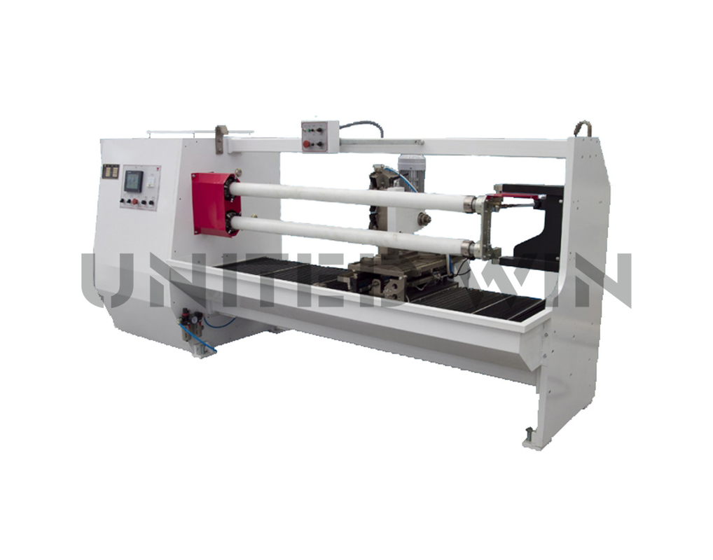 20 PC / Min Double Knife Shaft Cutting Machine 1300mm Sevo Moto