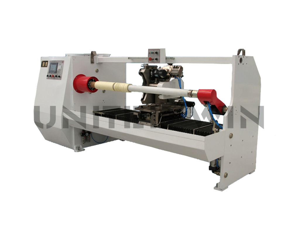 PET PE Tape Cutting Making Machine 1300mm Single Knife Shaft