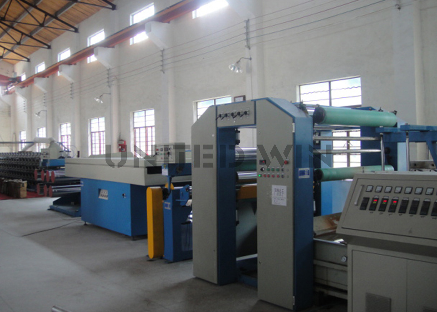 Fibrillated HDPE Polypropylene Pp Tape Extrusion Line Plant 60KG H