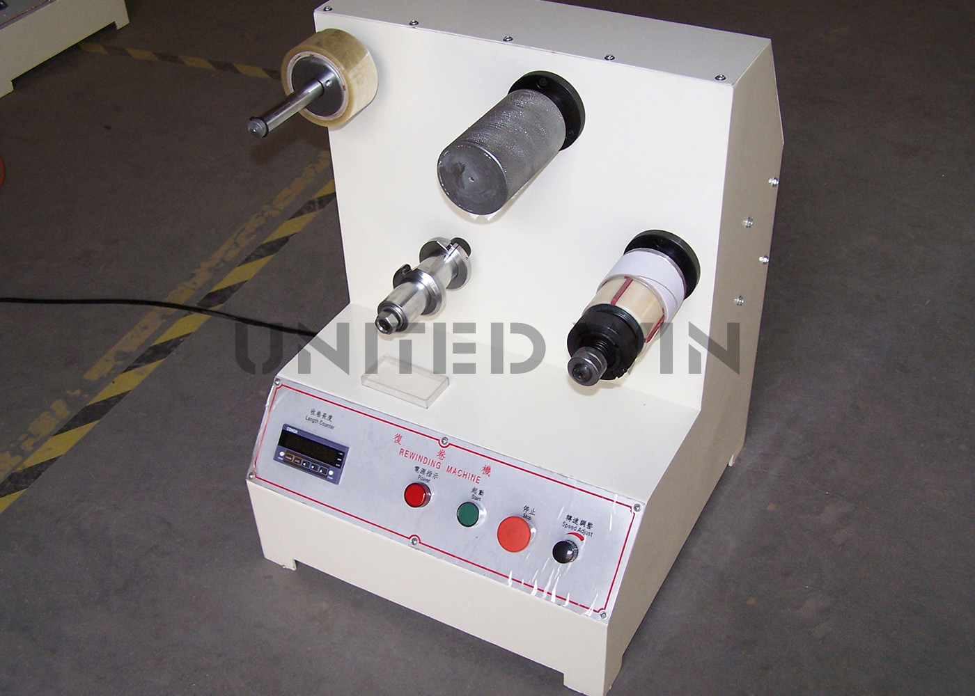 BOPP Scotch Tape Rewinding Machine Paper Core Loading Unloading Machine