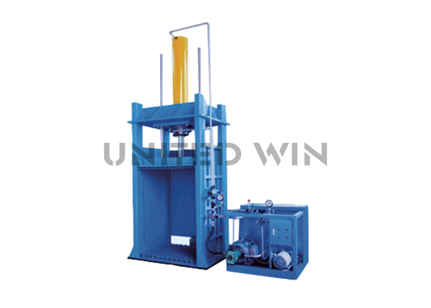 80 Ton Hydraulic Baling Press Machine For Cotton Cloth Container Bag Sack Cylindrical