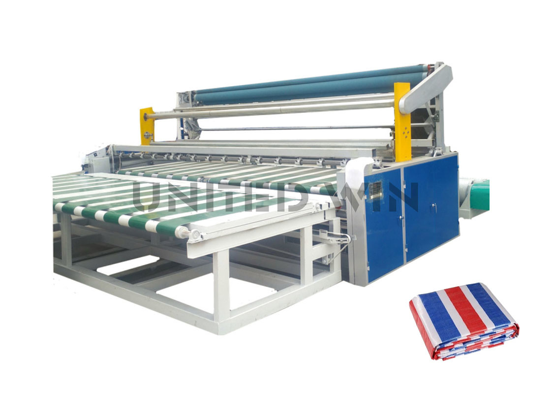 Fully Automatic Tarpaulin Fabric Folding Making Machine Tarpaulin Finishing Machinery