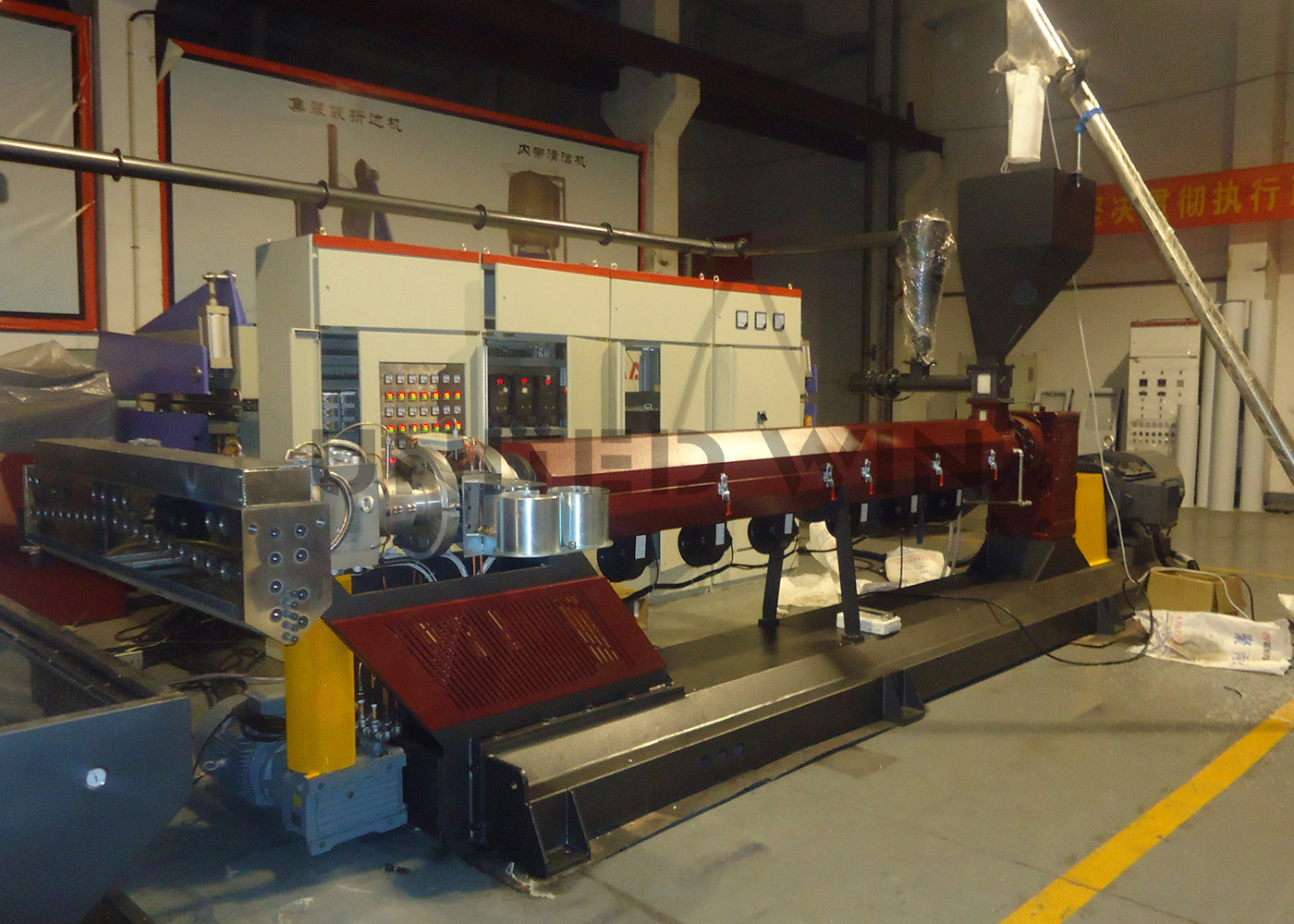 Flat Film Tape Extruder Line Machines Plastic Woven Bag Production