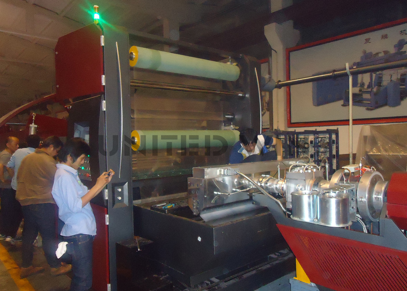 PP Woven Bag Flat Yarn Tape Extruder Production Line Equipment