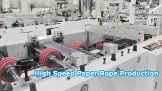 High Speed Twisted Paper Rope Machine Reliable Output